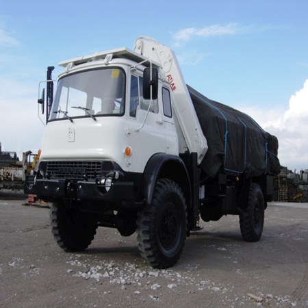 Used Bedford MJ 4x4 Cargo with Atlas Crane - 11523 for sale